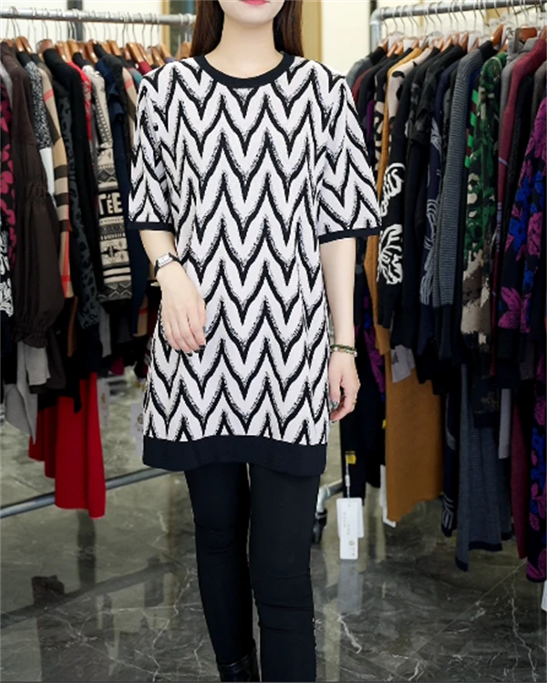 高端定制【起舞轻盈】春夏必备上档次洋气奢华毛衣宽松上衣-5572#