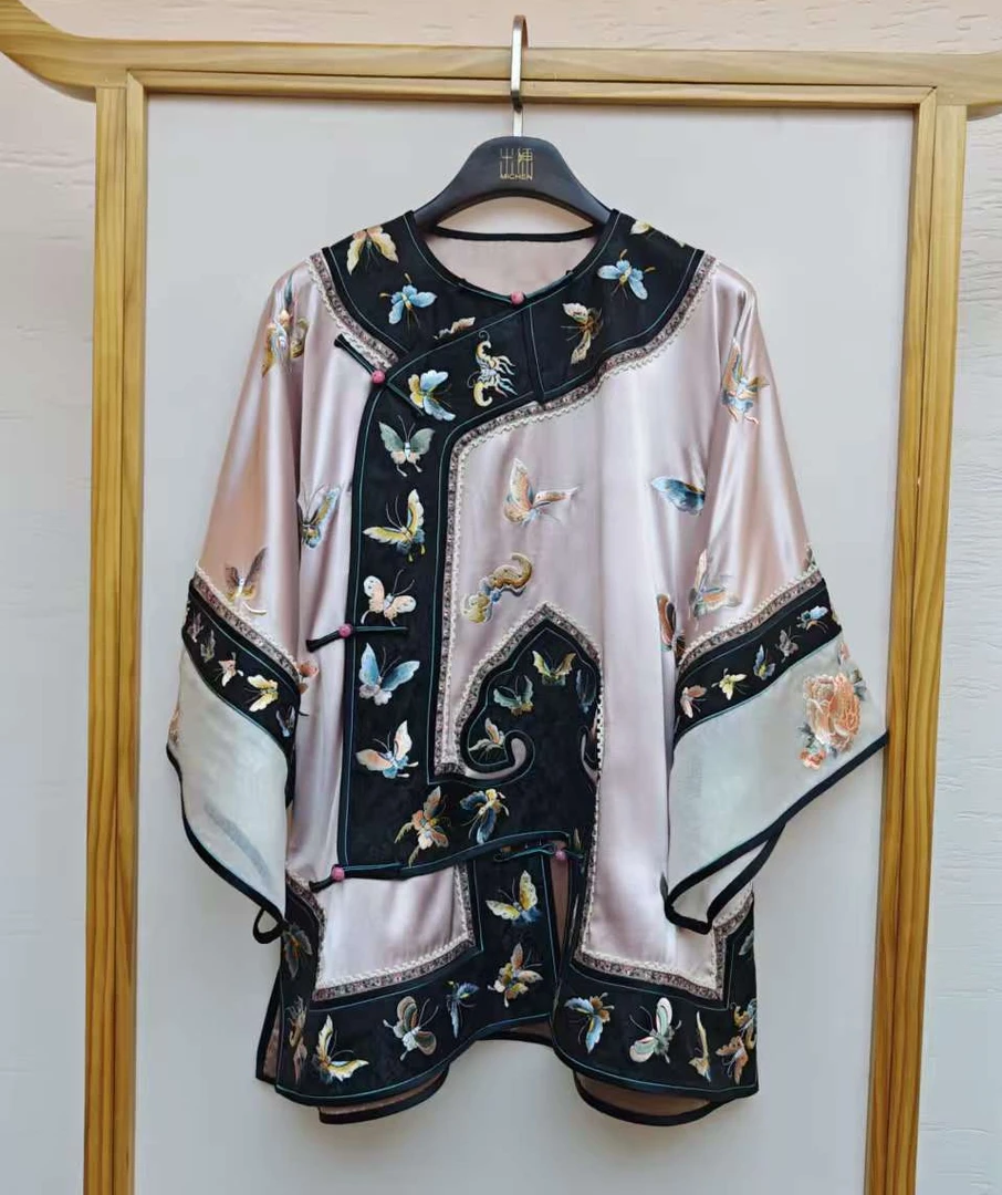 MC2245【美锦家】新中式女款上衣刺绣太太服