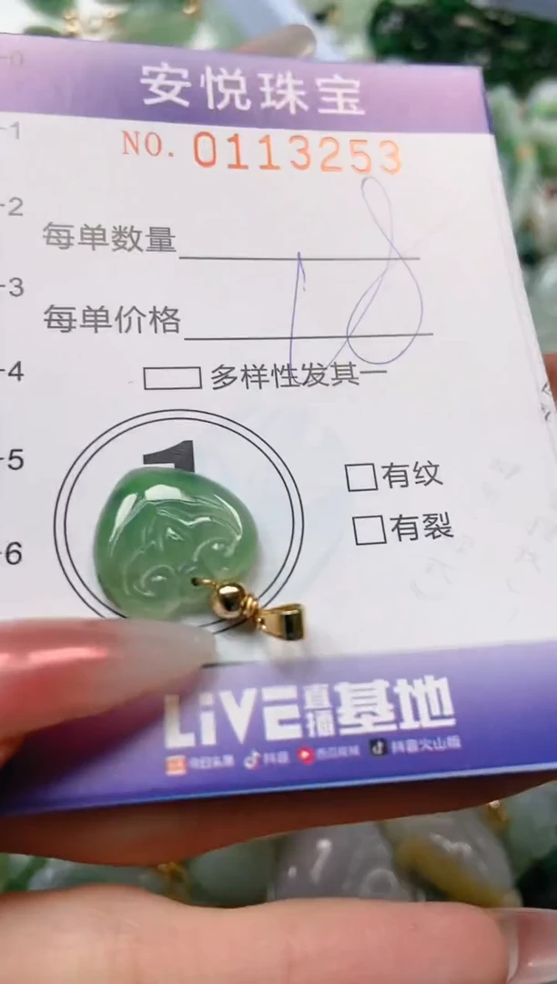 【闪购商品】翡翠颈饰未镶嵌闪购0113253