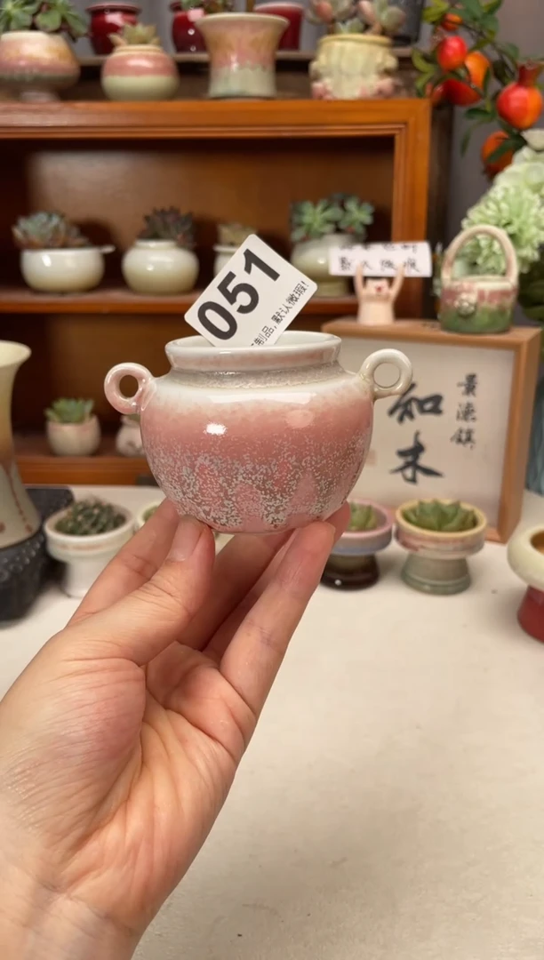 瓷片051知木小芳花盆