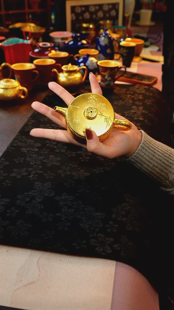 茶杯紫砂【宜景窑系列】金壶