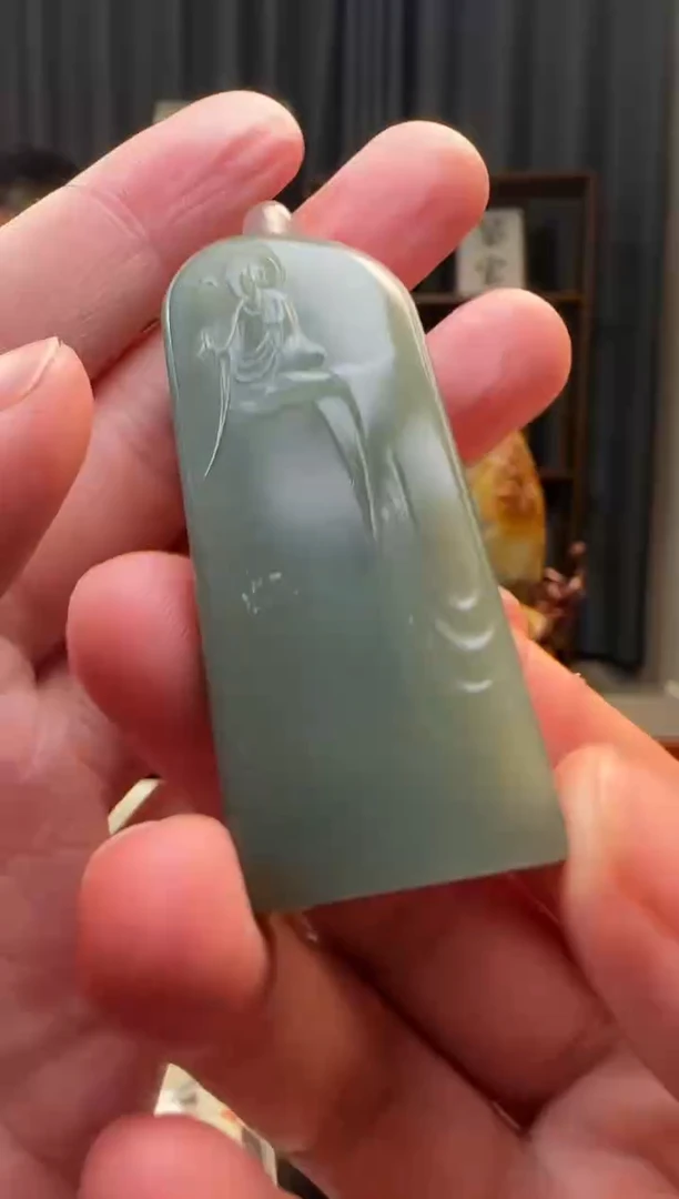 吊坠(不含链)未镶嵌和田玉挂件