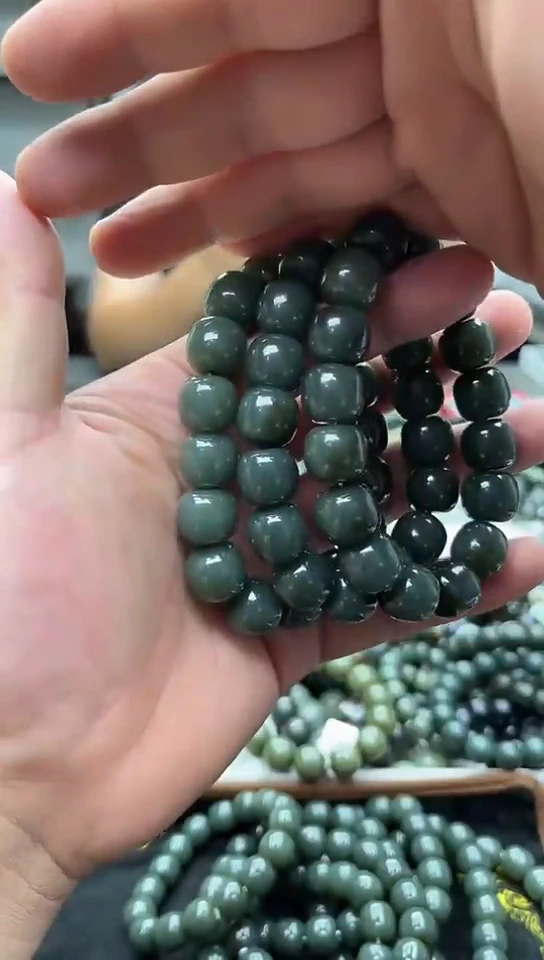 手串未镶嵌和田玉纯天然新疆且末蓝14拍一发一，多样性发货