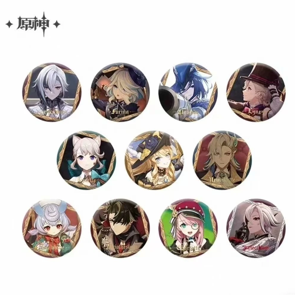 【拆盒】原神-致终幕的欢宴系列徽章,收藏卡
