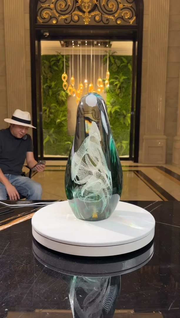 【闪购商品】茶宠月虹琉璃艺术摆件D188