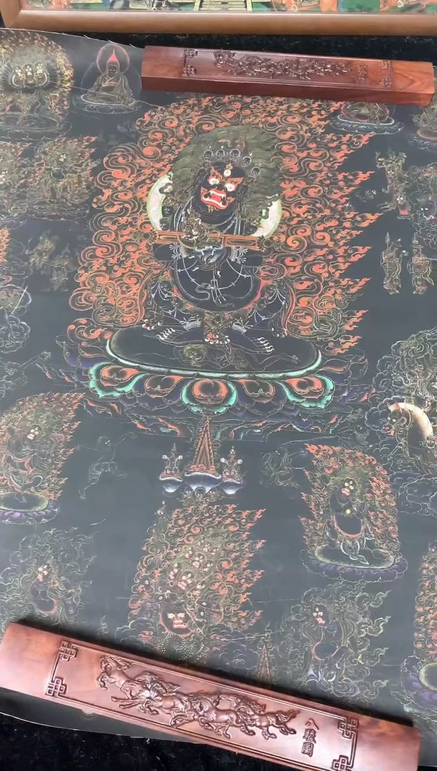 卷轴画023黑玛哈嘎拉