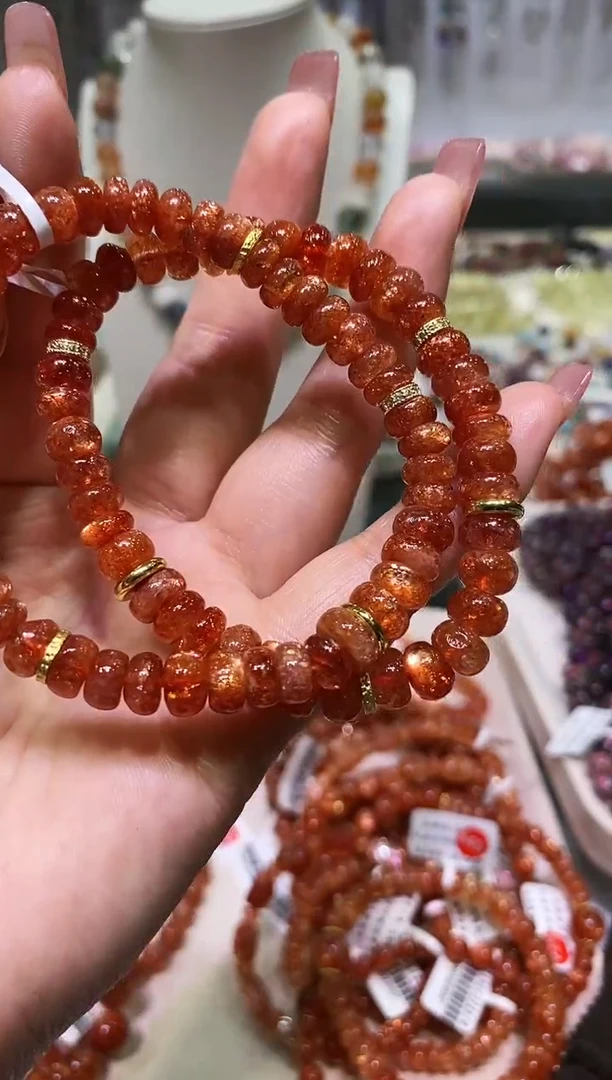 未镶嵌手链长石多样性发其一金太阳