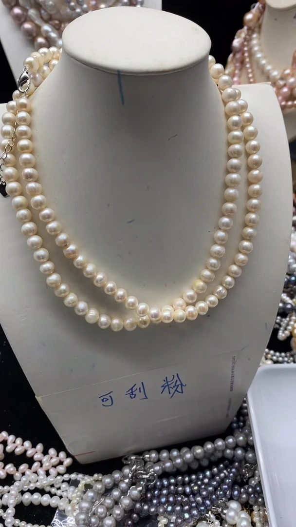 项链合金淡水珍珠1