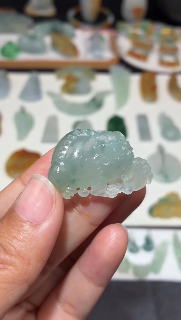 未镶嵌定制翡翠金蟾