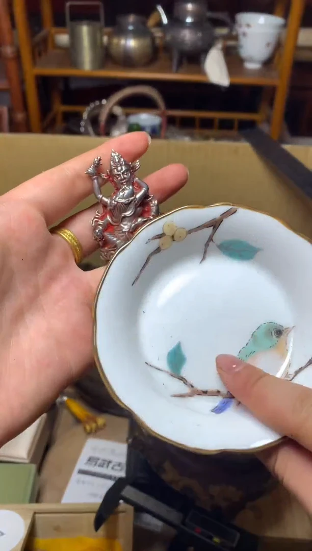 紫砂盖碗瓷器默认微瑕瓷器