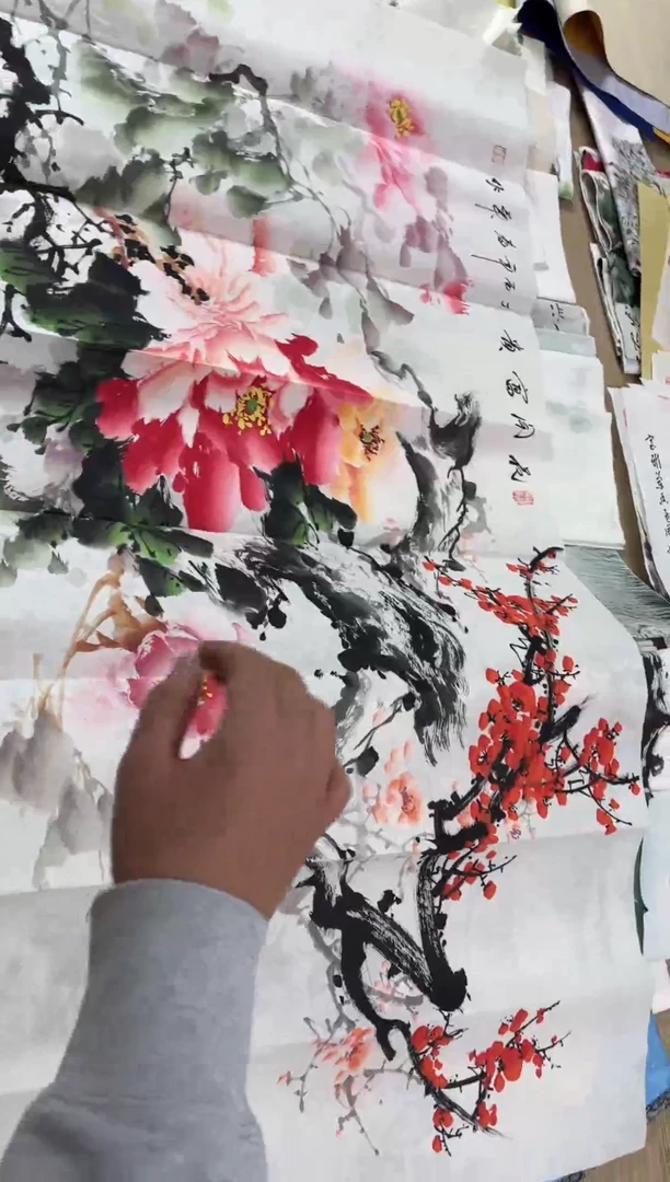 国画11.28国画手绘作品无边框
