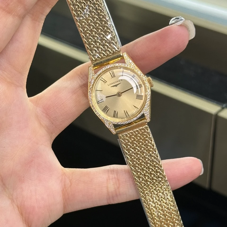 95新 Longines/浪琴 手动机械后钻23.5mm/公价32999/w10897