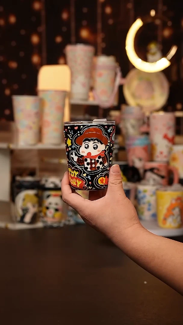 (玉泥）景德镇手工手绘文创陶瓷杯