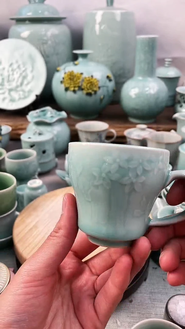 【闪购商品】特价 微瑕 慧仙青瓷