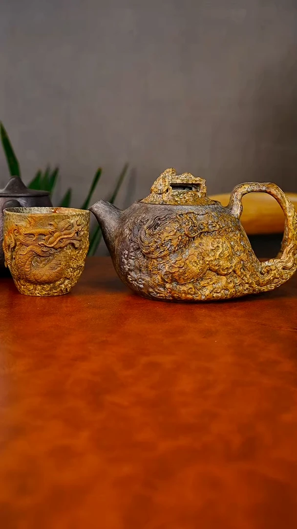 昊*刀麒麟壶一壶一杯