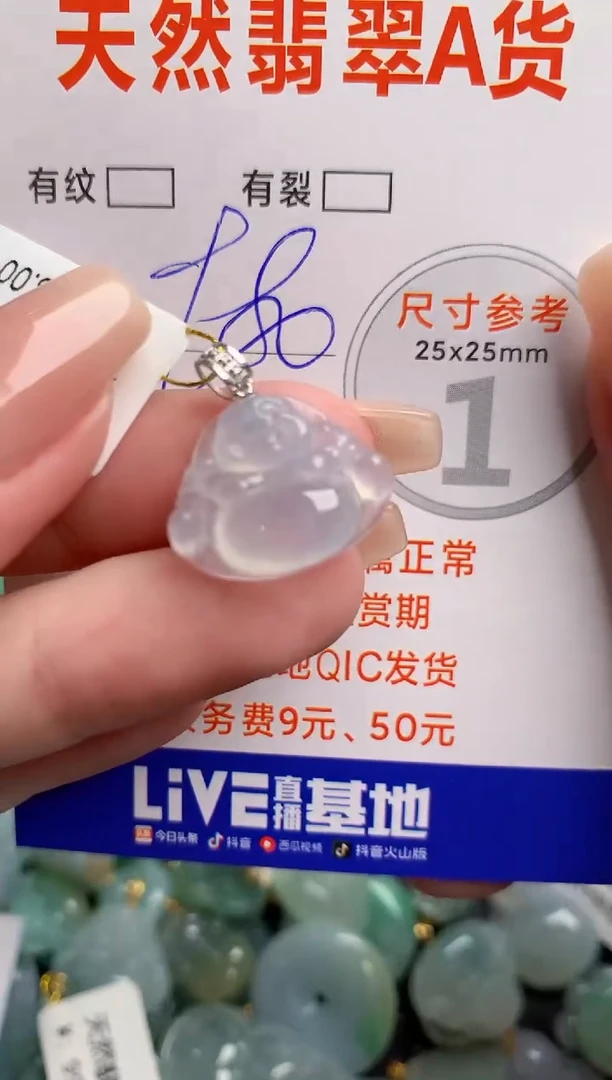 翡翠18K金镶嵌颈饰0566145127
