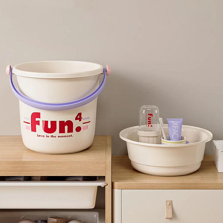 北杉多巴胺洗脸盆塑料盆家用水盆水桶脚盆学生宿舍洗衣洗脚盆加厚