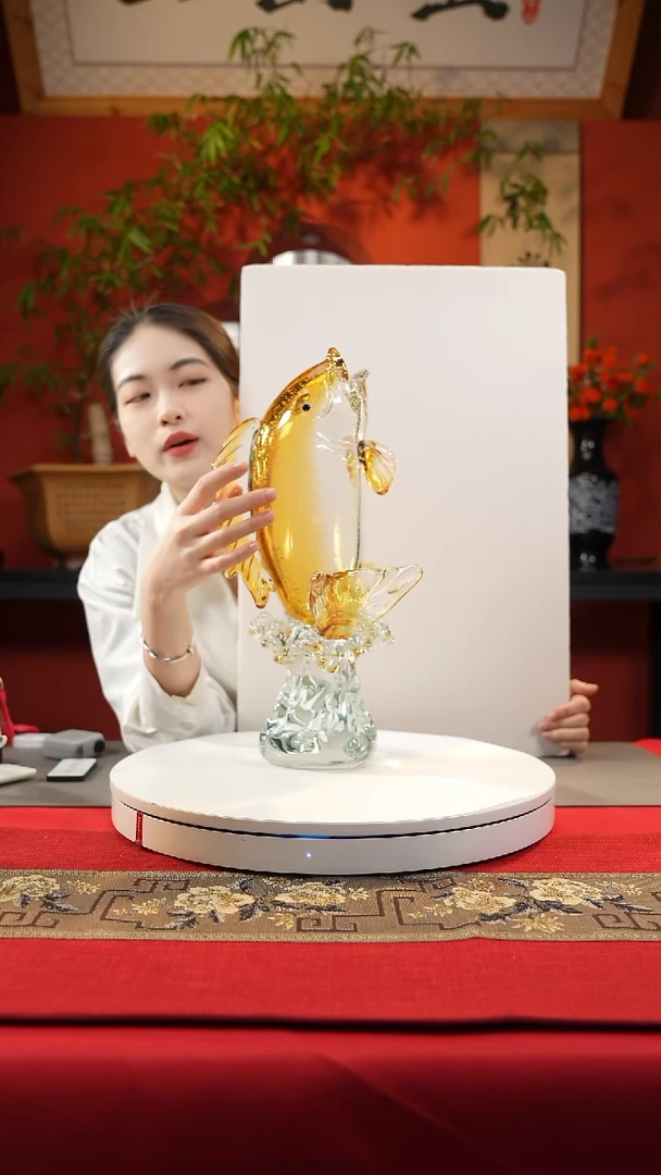 【闪购商品】琉璃手工艺品鱼跃龙门