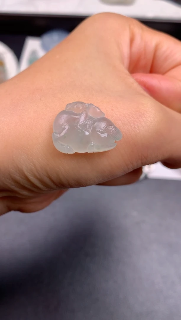 未镶嵌定制翡翠0164885313（14*5.5）