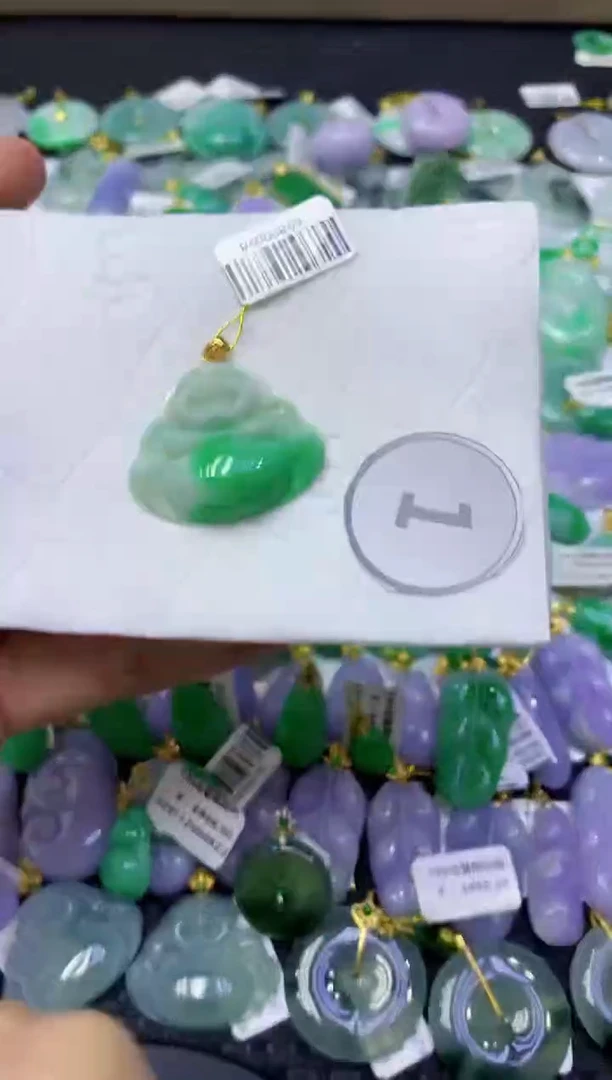 颈饰未镶嵌翡翠天然缅甸翡翠A货