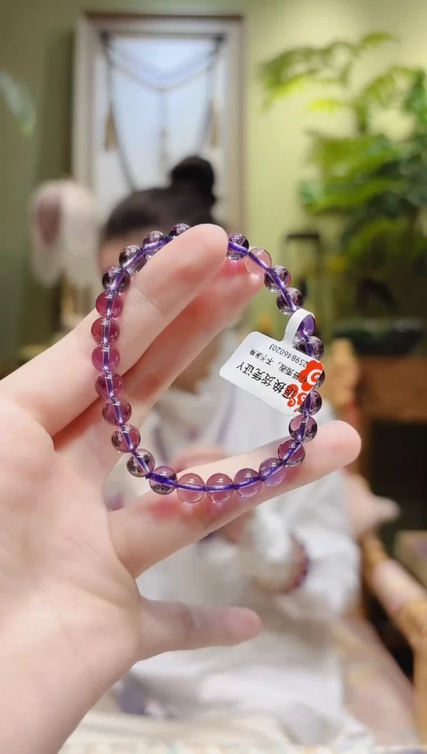 【闪购商品】水晶手串未镶嵌素圈紫水晶手串Y6.8