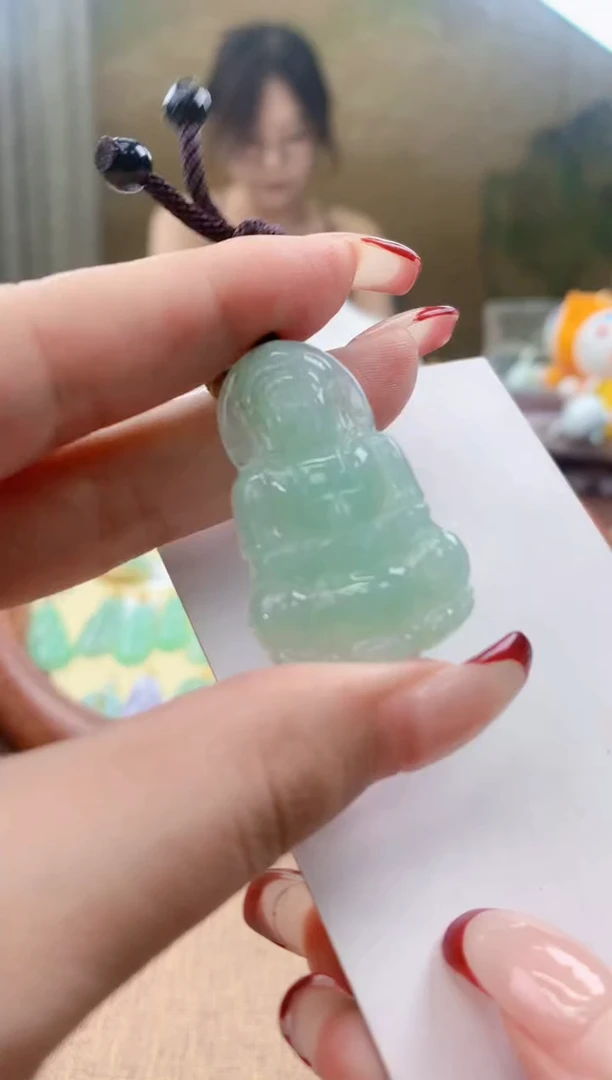 颈饰未镶嵌翡翠天然A货翡翠挂件