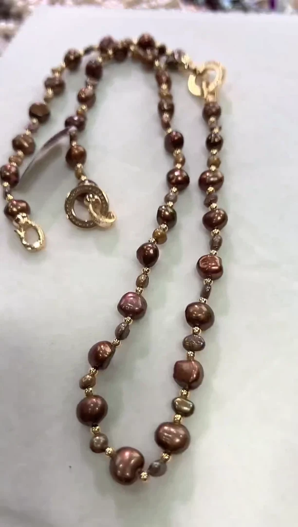 未镶嵌项链淡水珍珠34