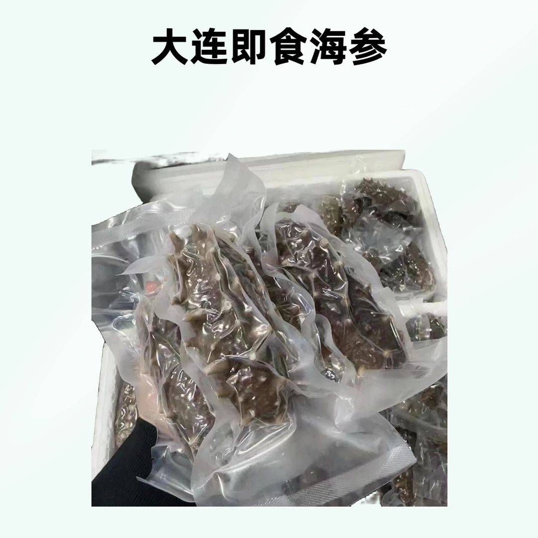 大连即食海参 辽参即食海参6-8头净重1斤装