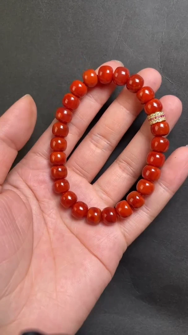 【闪购商品】南红玛瑙配饰银S925镶嵌66
