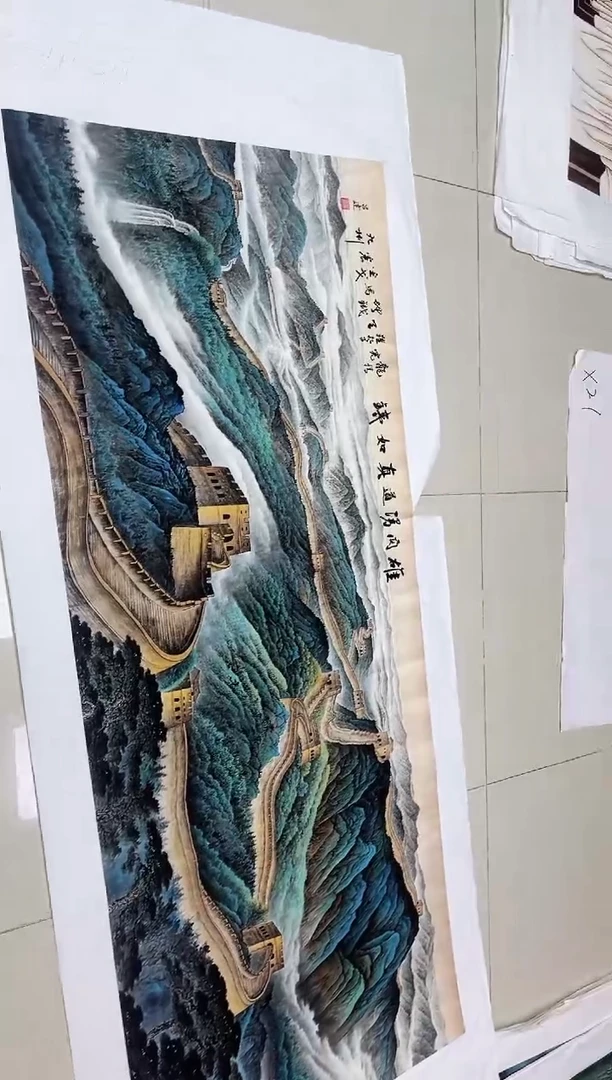国画九霄甄选国画作品zhb011