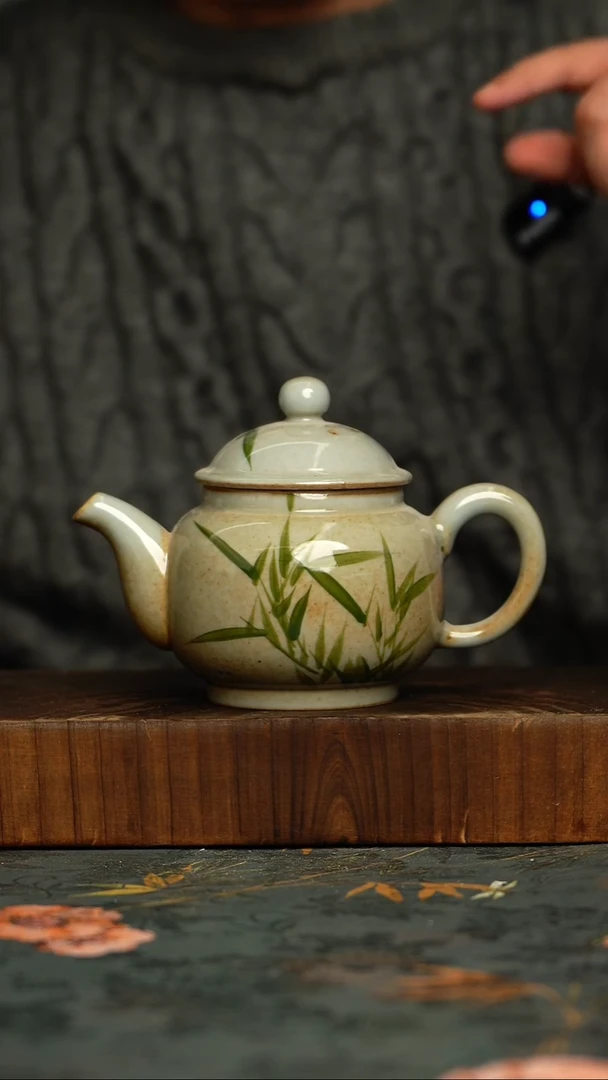 瓷片釉下彩手工手绘同款陶器
