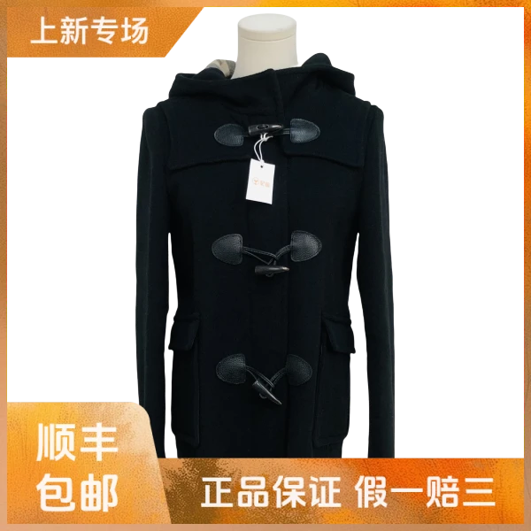 妃鱼/博柏利/羊毛/大衣/95新/Z913