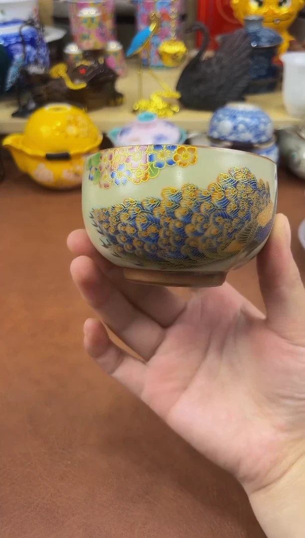 陶瓷茶具摆件旅行套组