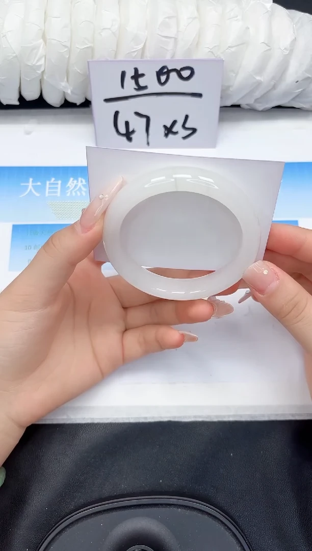 未镶嵌手镯石英质玉55-58