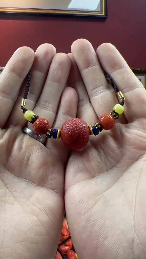 【闪购商品】南红玛瑙。未镶嵌小号锁骨珠ylp