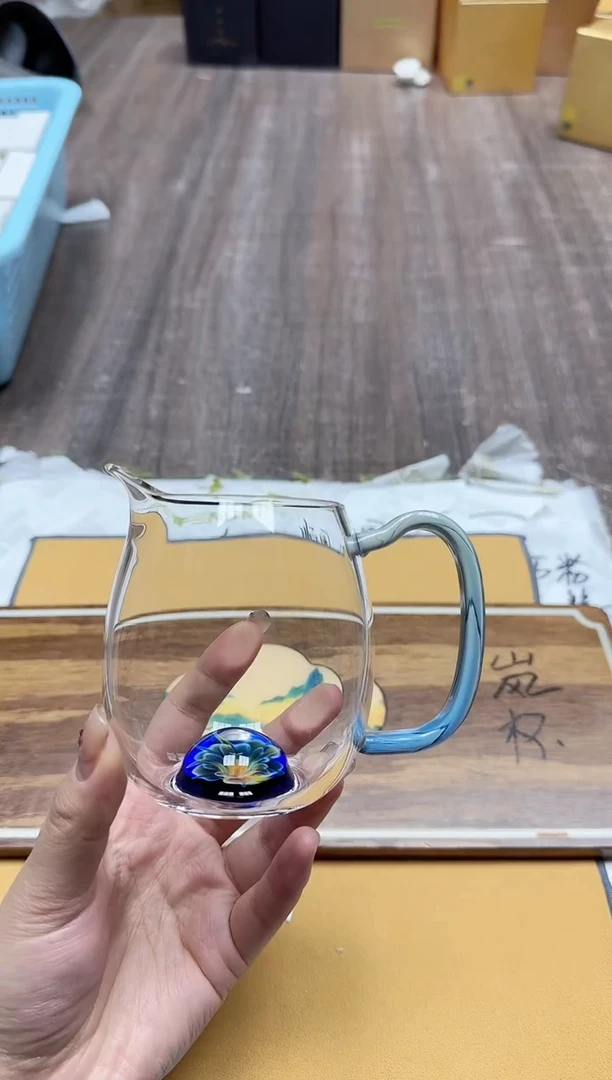 【闪购商品】其他花语观语茶海凤玉雅蓝+花语君杯透明色