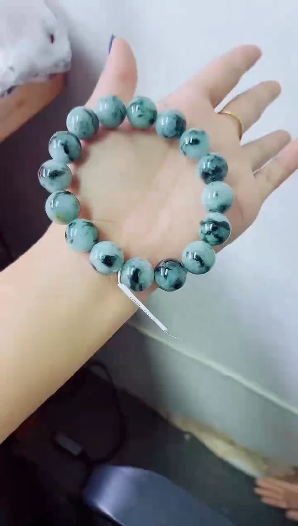 未镶嵌定制翡翠珠串