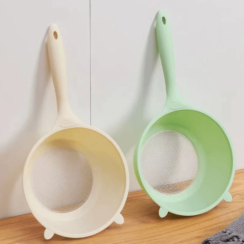 淘米神器滤网超细隔渣家用多功能漏网漏勺厨房洗水果蔬菜沥水篮子