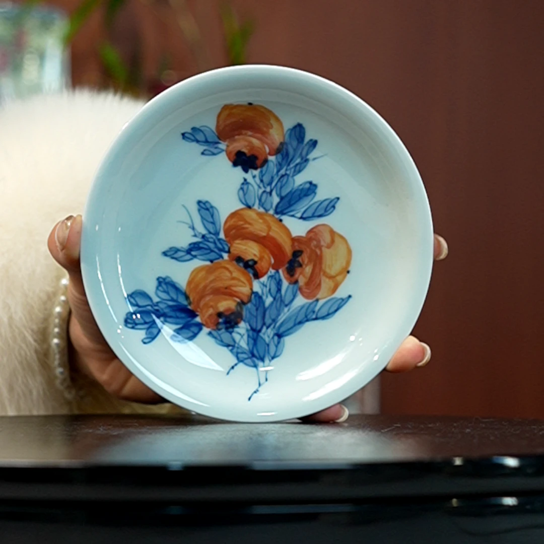 12.27/M47A19/青花矾红壶承