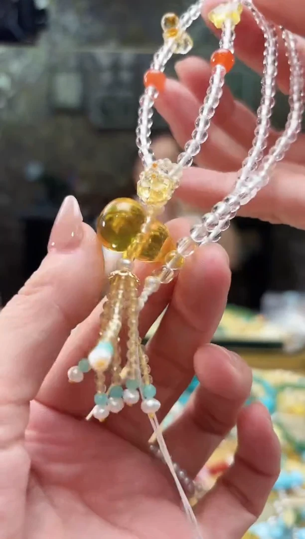 未镶嵌项链琥珀琥珀葫芦项链