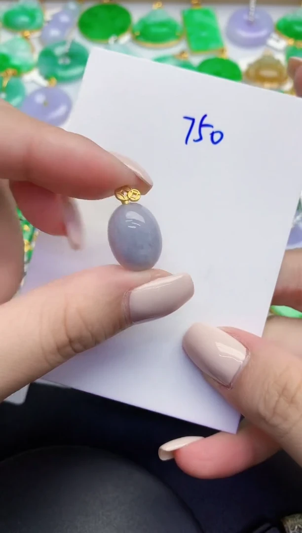 颈饰未镶嵌翡翠缅甸天然翡翠A货