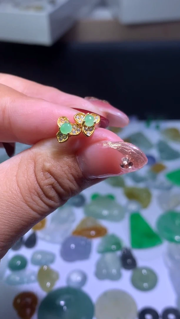 【闪购商品】翡翠颈饰银S925镶嵌净货