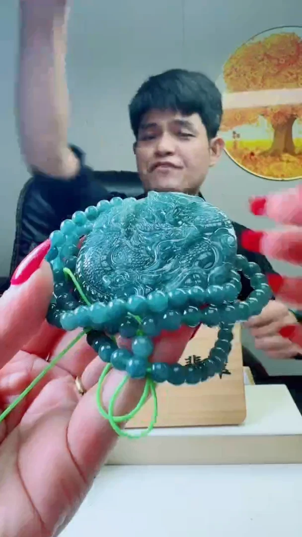 颈饰未镶嵌翡翠天然A货翡翠  多样性随机发其一