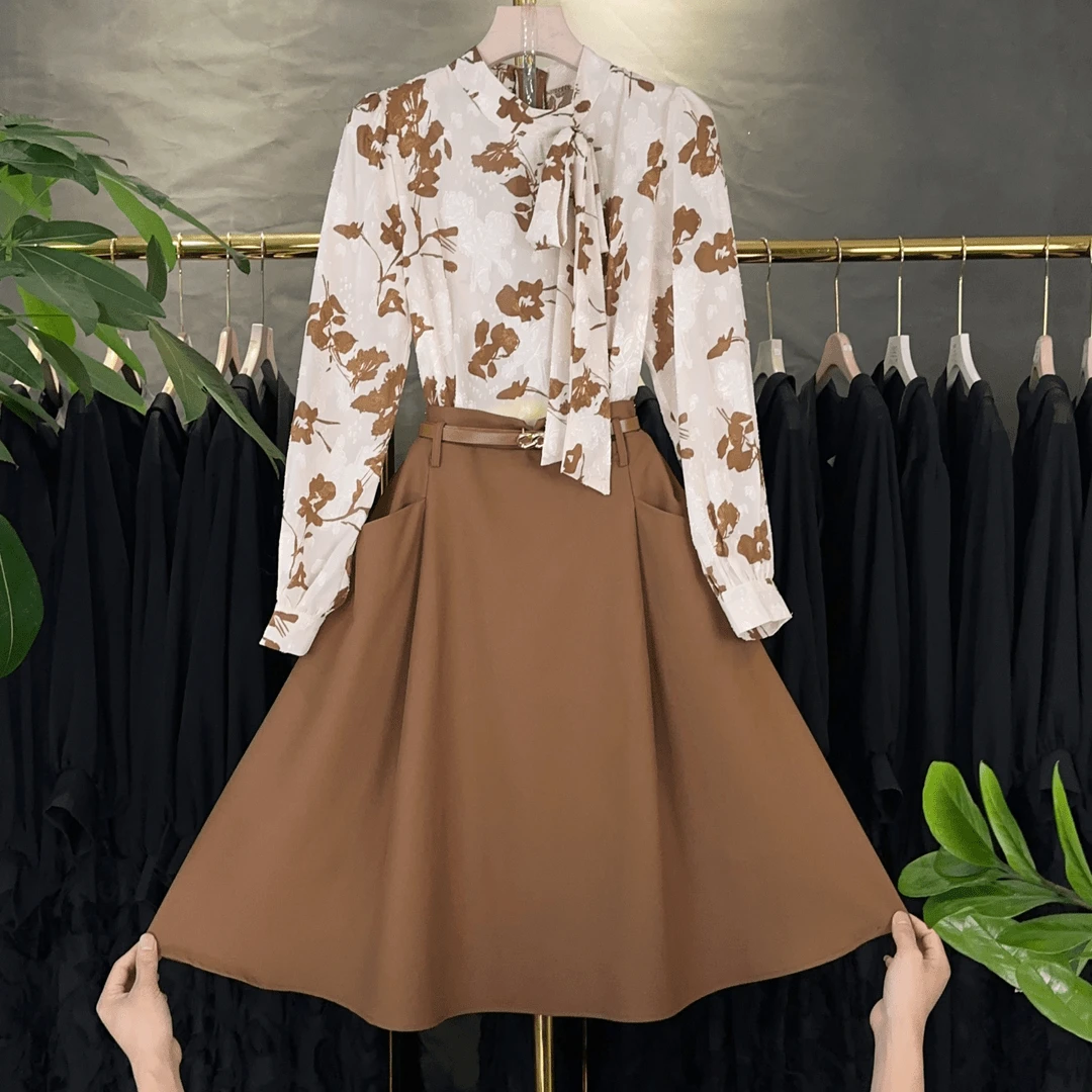 【RG1853】2025年新款时尚气质百搭减龄显瘦女装连衣裙