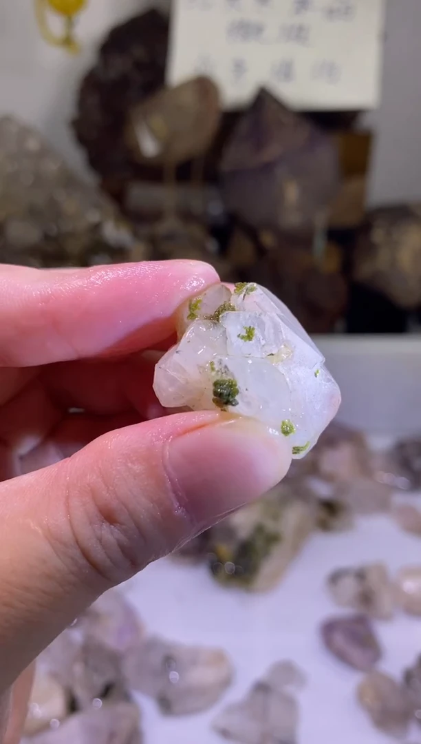 未镶嵌珠宝半成品水晶21号四川超七花园水晶