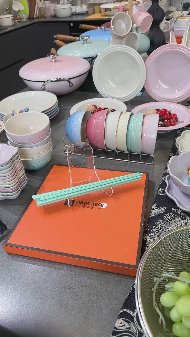 【闪购商品】瓷筷子SPS6双盒装-孔雀青