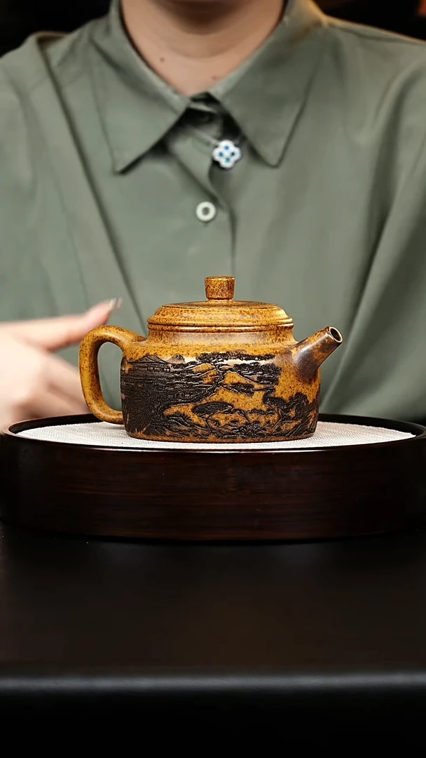 茶壶紫砂汉瓦柴烧