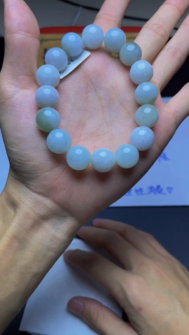 未镶嵌手链翡翠珠串