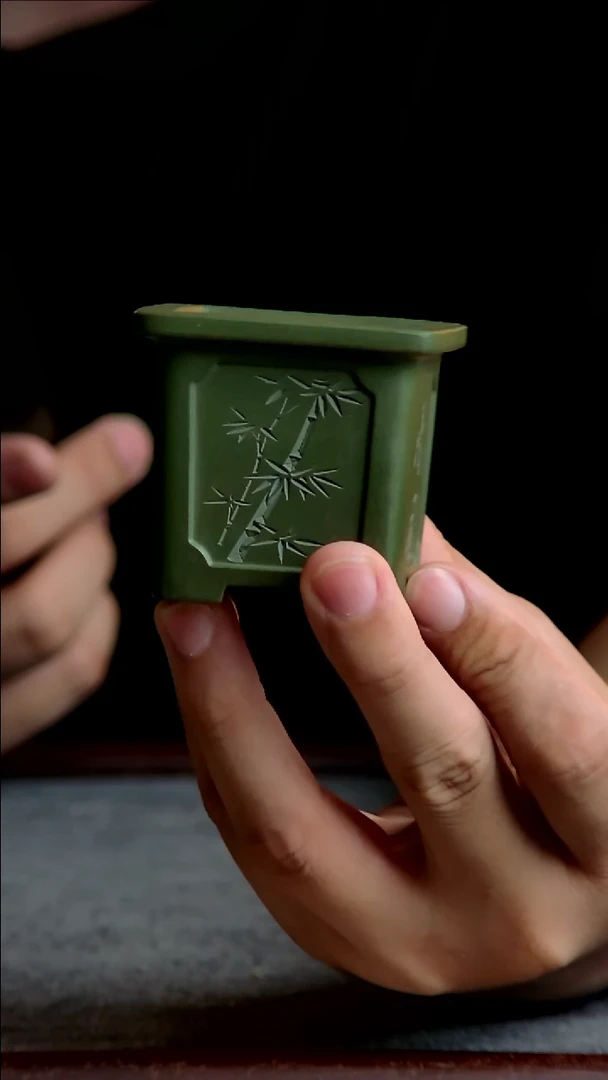 紫砂花盆4.5*4.5内径尺寸