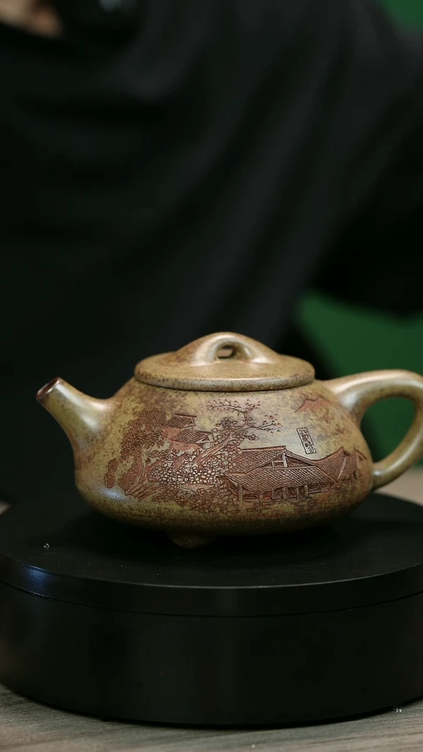茶壶紫砂你***诶H1918李琴江南景州石瓢